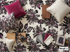 Midnight Bloom Floral Rug | Hand-Tufted New Zealand Wool Area Rug | Luxury Modern Botanical Carpet.