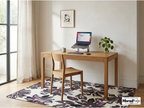 Midnight Bloom Floral Rug | Hand-Tufted New Zealand Wool Area Rug | Luxury Modern Botanical Carpet.